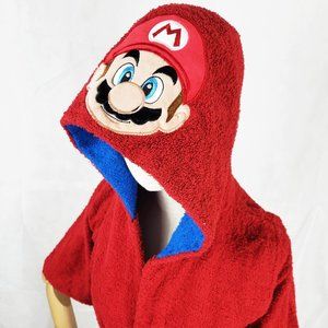 Mario Bros  Bathrobe  swimwear  gift for Childs   towelling fabric